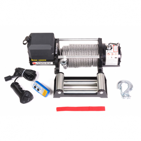 Лебедка автомобильная 4.5т, 12V (стальной трос) Forsage F-TRH910000 2069