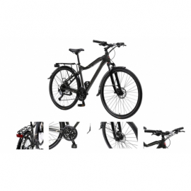 Велосипед MTB Stroller-X(Al6061пер/зад покр40C колесо700с 27скоростейShimano Acera  вилкаRST Neon тормозаTektro  седлоVelo рост до175см серо-корич.) Forsage FB28003(483) 25740