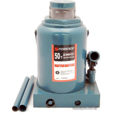 Домкрат бутылочный 50т с клапаном (h min 260мм, h max 415мм) Forsage F-T95004 9615