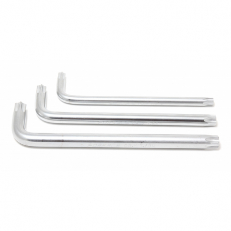 Ключ Г-образный TORX экстра длинный T-15H с отверстием Forsage F-76715XL 25462