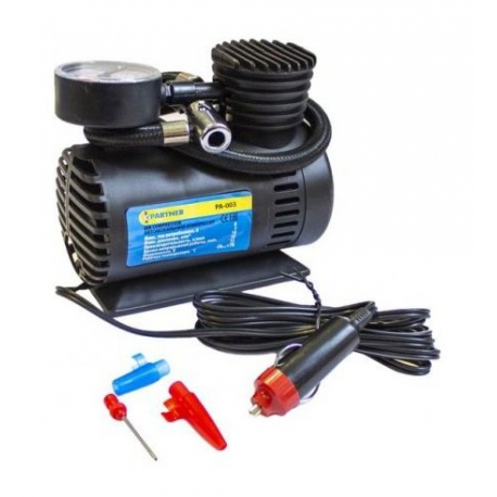 Компрессор автомобильный PA-003 "PARTNER" (18л/мин, 8А)  12V Partner PA-003 30163