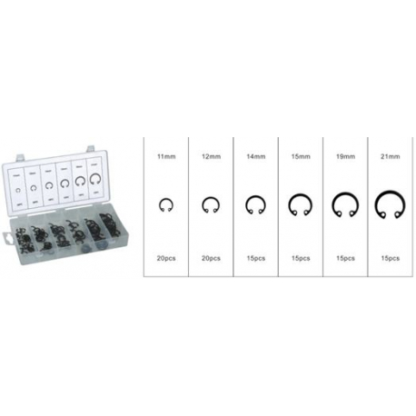 Стопорные кольца внешние, 100 предметов  Forsage F-815 12683