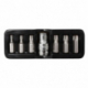 Набор бит TORX с битодержателем,7 предметов 1/2"(L:30мм Т25,Т30,Т40,Т45,Т50,Т55), в ложементе Forsage F-4074 27202