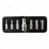 Набор бит TORX с битодержателем,7 предметов 1/2"(L:30мм Т25,Т30,Т40,Т45,Т50,Т55), в ложементе Forsage F-4074 27202