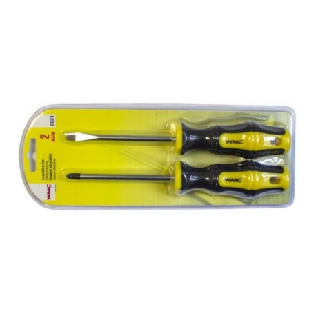 Набор отверток 2пр.(PH2х100мм,SL6х100мм),в блистере WMC TOOLS 2024 50001