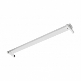 Cветильник накладной OSL SLIM-2x150см для открытой лампы T8 LED, G13, IP20, 220В, одностороннее питание, белый корпус GTV OS-OSL2150S-00 15304