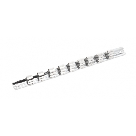 Планка-держатель для 9 головок 1/2" (L-200мм) Forsage F-819409 4471