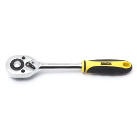 Трещотка хромированная с резиновой рукояткой 1/2" 24 зуб. KINGTUL profi KT-601004P 5550