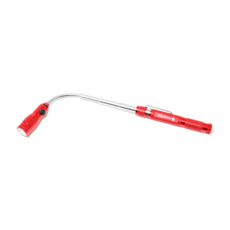 Фонарь телескопический с магнитом 1LED (L:148-365мм), в блистере Forsage F-686ML1 17591