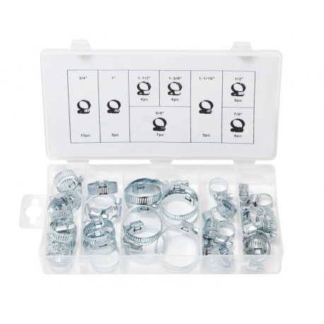 Хомуты монтажные с винтом, 40 предметов  Forsage F-839 12709