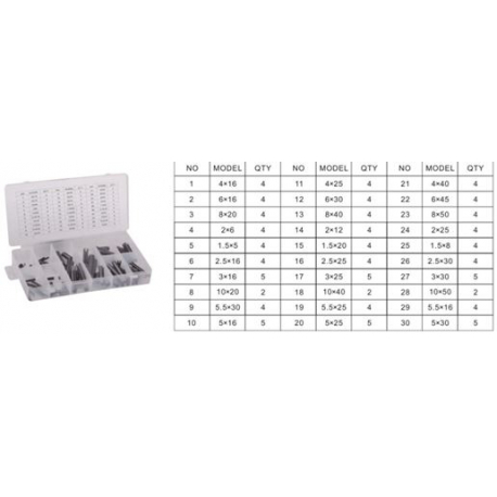 Шплинты сцепляющие, 120 предметов  Forsage F-823 12696