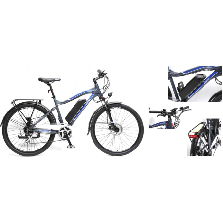ЭлектровелосипедStroller-E(28 км\ч 70км на заряде,36V\ 250W 10,4Ah36V,AL6061 RSTneon Тектро 8 скор.,Shimano Altus Обод26”х25мм покр 26”х1.95” до190см) Forsage FEB25026005(510) 26263